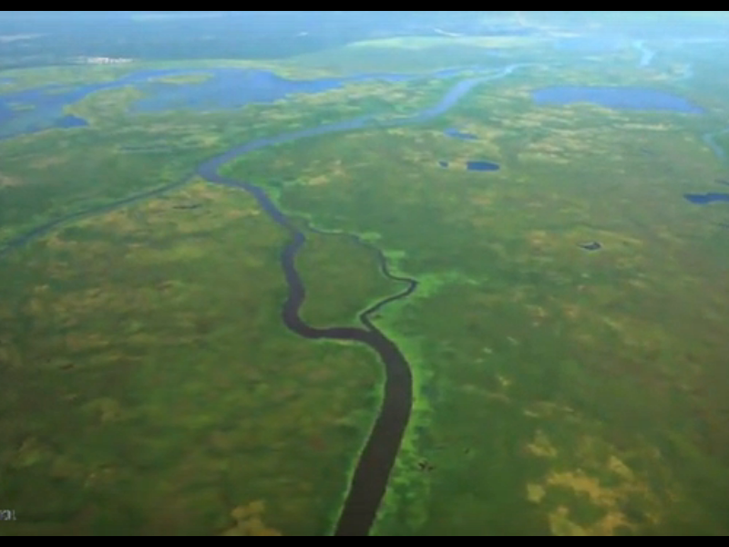 В сезон дождей, размер болота составляет до 150т кв км. Это самое большое болото Судд в мире, где живут люди