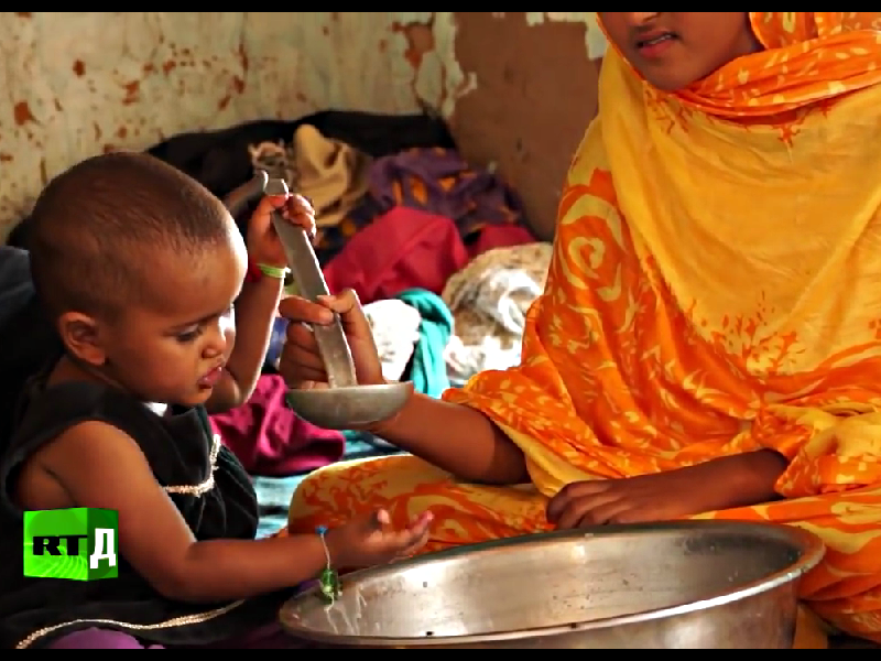 Откармливать ребенка в Мавритании усиленно начинают в четыре года